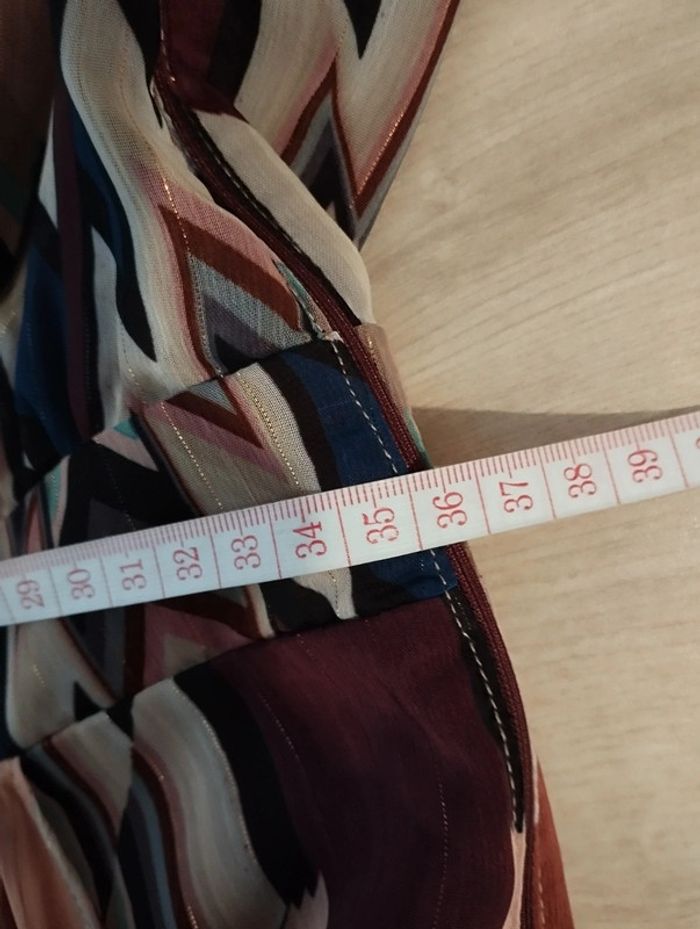 Robe multicolore et dorée taille 36 - photo numéro 8