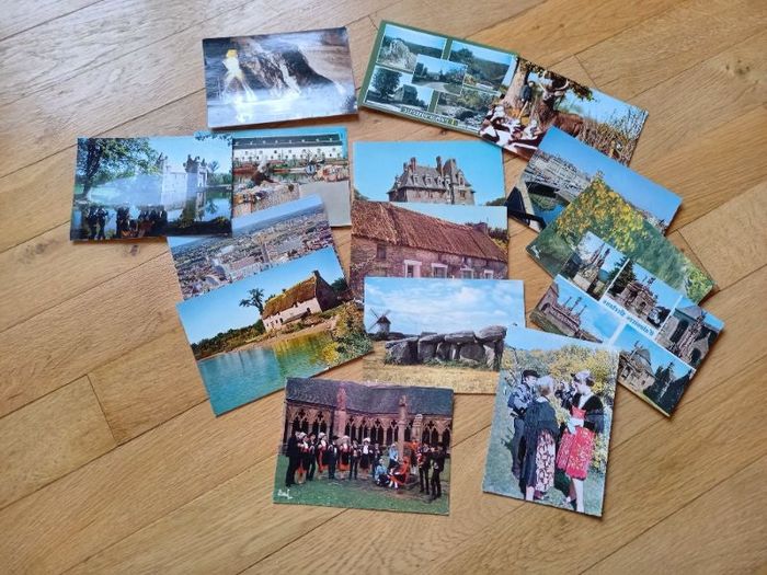 Lot de 14 cartes postales anciennes