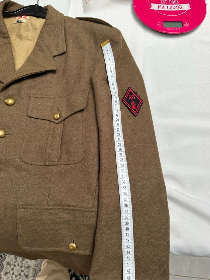 Vareuse Militaire, Veste De Sortie 23 RI , Époque Algérie - photo numéro 10