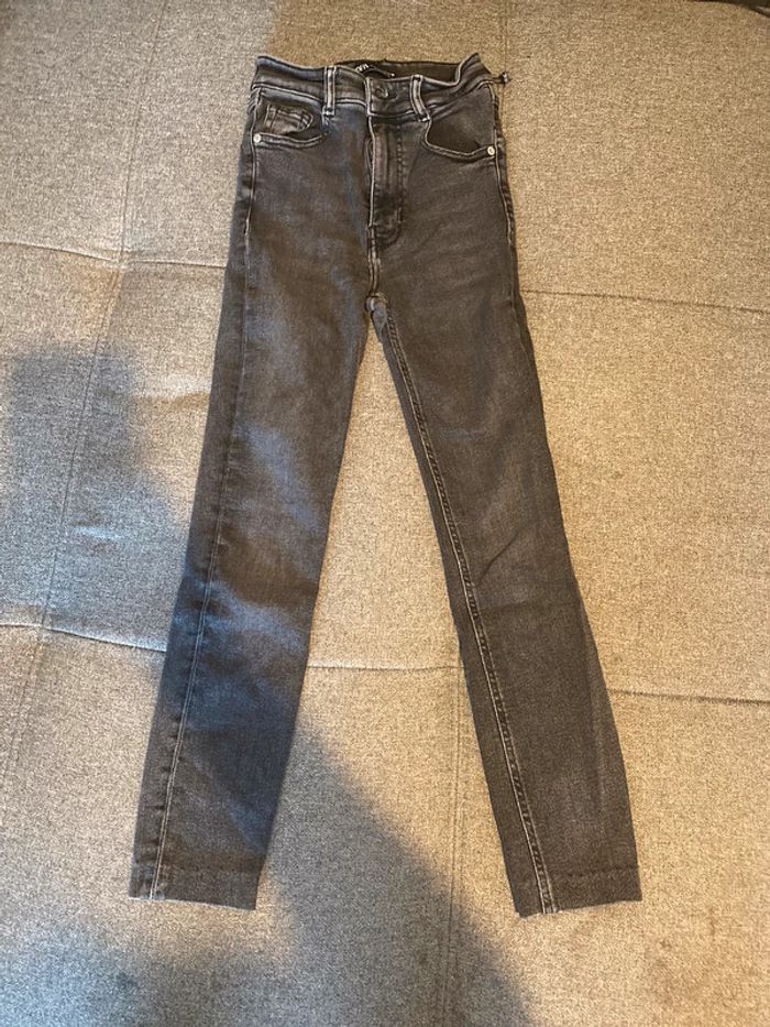 Jeans skinny taille haute zara