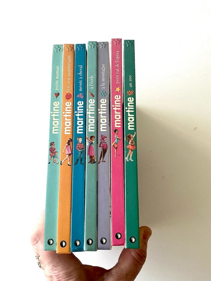 Lot (partiel possible) de 7 livres Martine - photo numéro 2