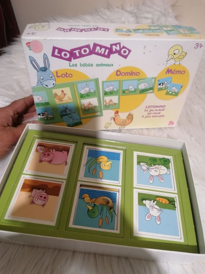 Jeu lotomino les bébés animaux dés 3ans - photo numéro 2