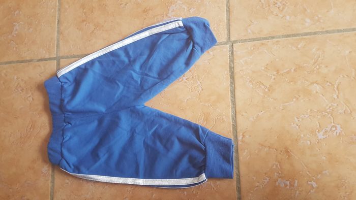 Pantalon de sport bébé garçon 6 mois bleu - photo numéro 3