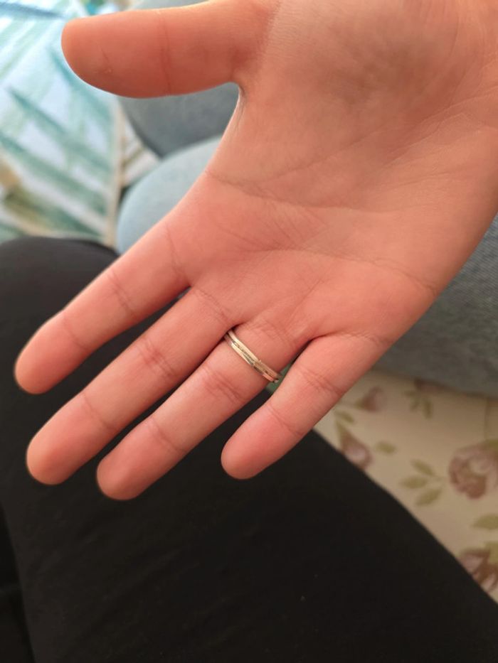 Bague argent taille 64 - photo numéro 2