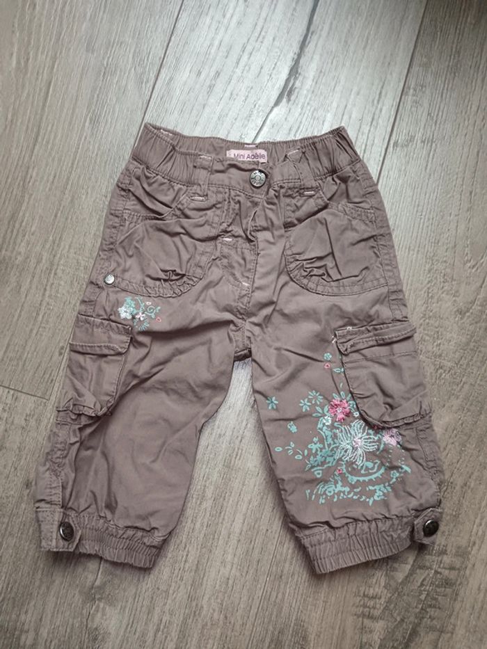 Pantalon avec broderies 3 mois
