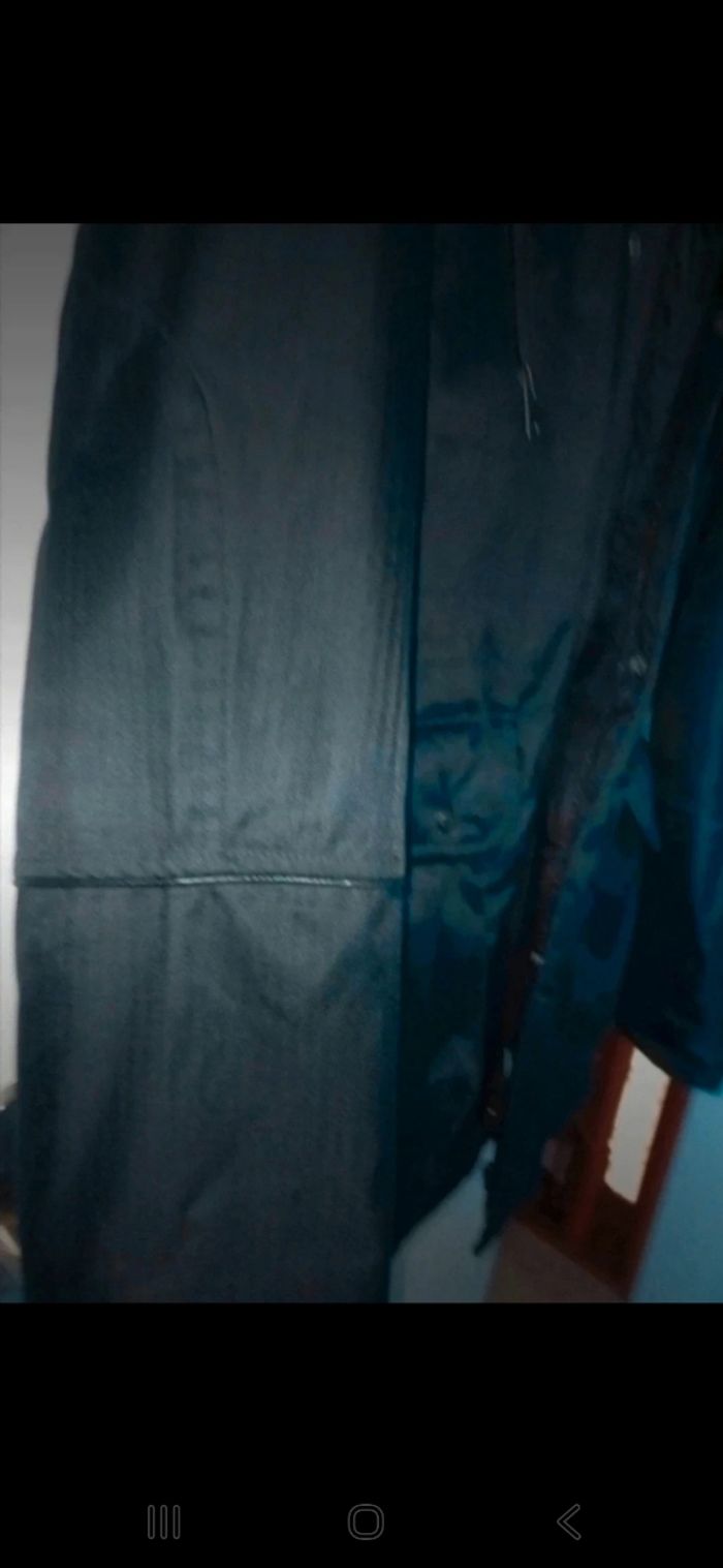 Parka noire homme avec poches capuche taille M arc uniformes - photo numéro 5