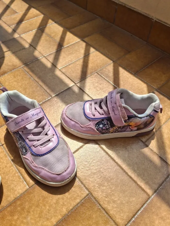 Lot de 2 paires de baskets enfant fille taille 28 asha stella - photo numéro 3
