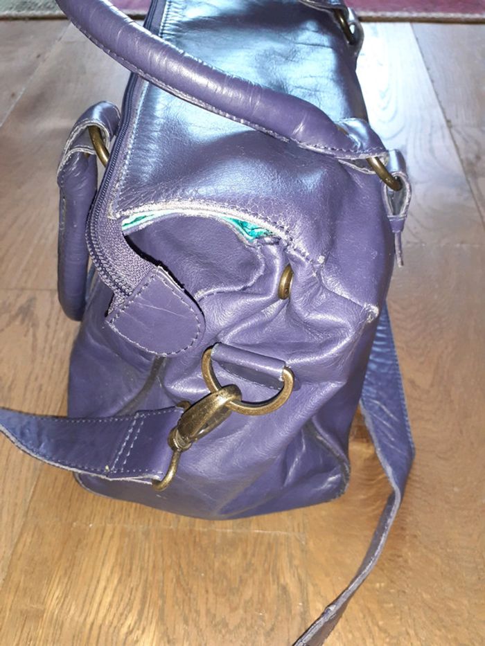 Sac à main violet - photo numéro 4