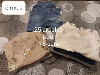 Lot vêtements 6 mois