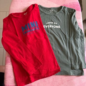 Lot 2 t-shirt manche longues