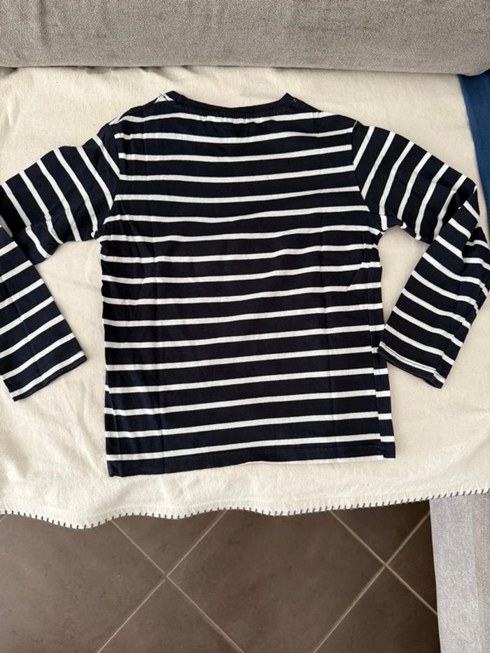 Lot 3 tee shirt rayés manches longues 10 ans - photo numéro 7