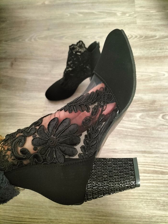 Bottine noire 40 neuve - photo numéro 4