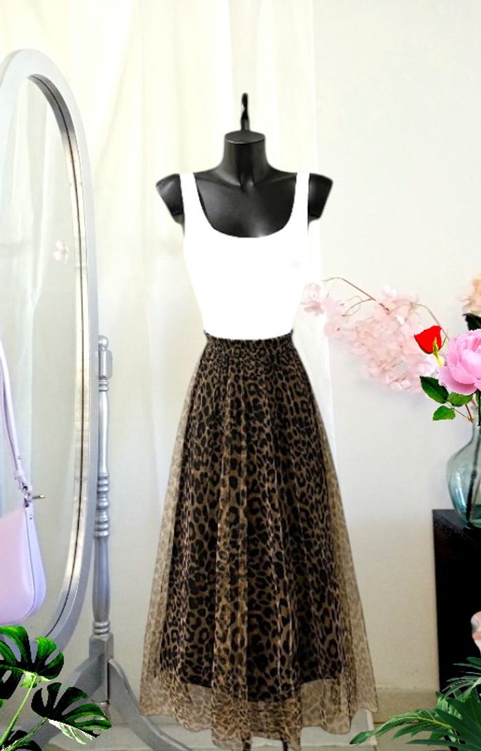 Jupe léopard