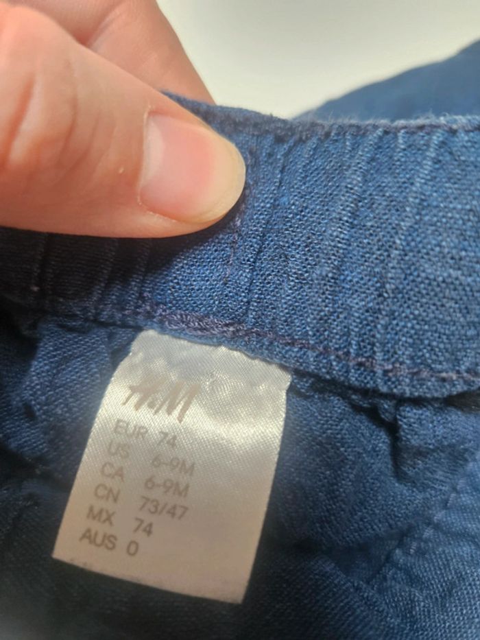 Lot de 2 pantalons taille 6 mois - photo numéro 3