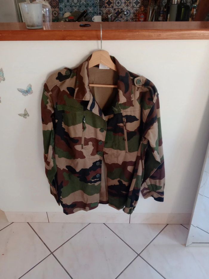 Veste militaire homme 44 camouflage