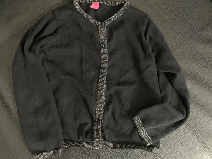 Gilet noir manches longues