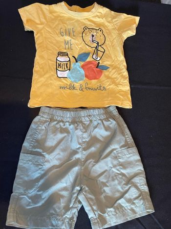 Ensemble tee shirt / short