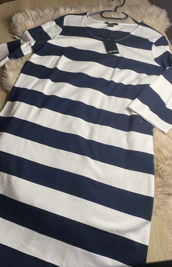 Robe rayé blanc et bleu marine type marinière Esmara Taille S / 36 Neuf avec étiquette