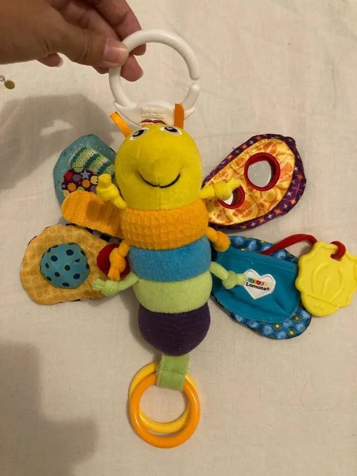 Papillon hochet jouet éveil Lamaze