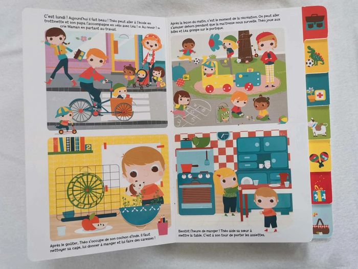 Le livre 📙 de  ma  semaine,  rigide,  avec  50 volets - photo numéro 4