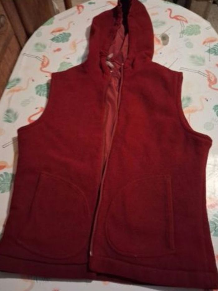 Veste a capuche réversible pour femme sans manche - photo numéro 2