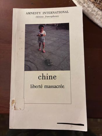 Chine liberté massacree