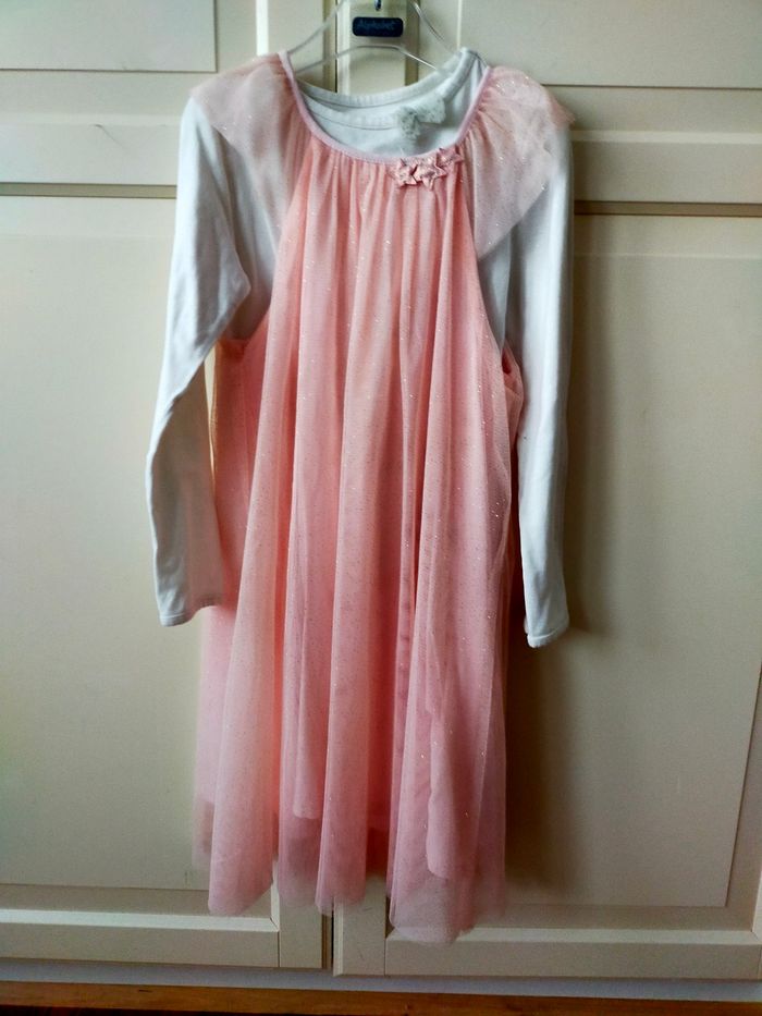 Ensemble de fête robe et t-shirt 7 ans Sergent major