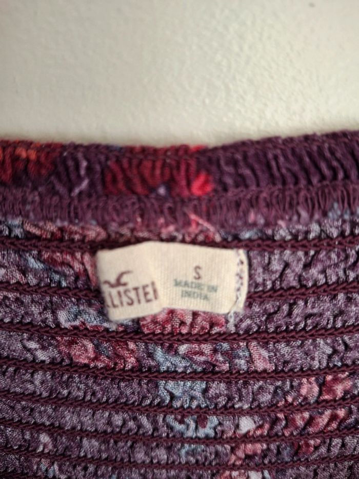 Combi short hollister violette S - photo numéro 3
