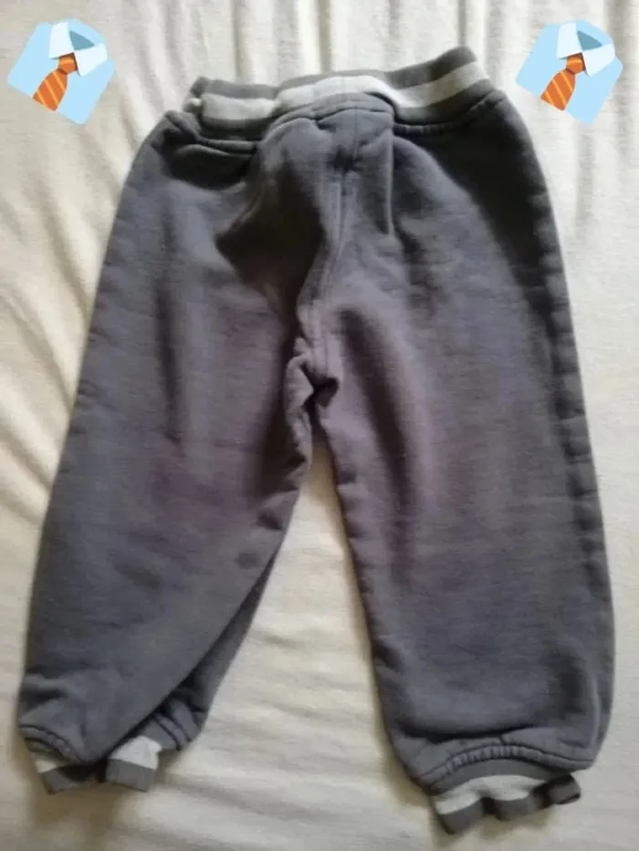 Pantalon Gris Style Jogging - Taille 24 Mois (Kidbaloo) - photo numéro 2