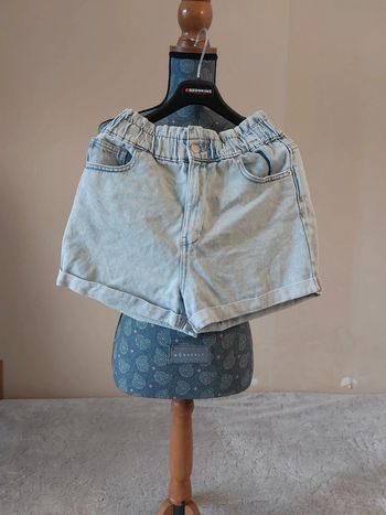 Short Jeans bleu clair M