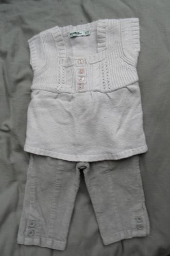 Ensemble hiver Fille Tex-tape à l'oeil, taille 6 mois