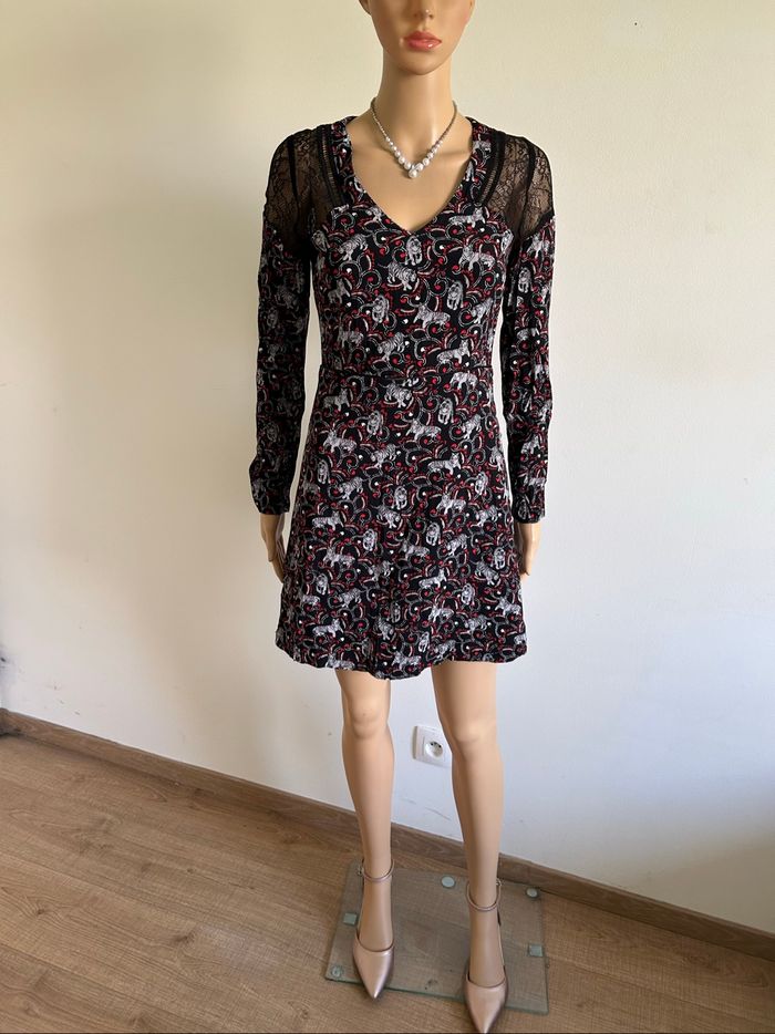 Robe imprimée à manches longues Morgan taille 36 TBE - photo numéro 3