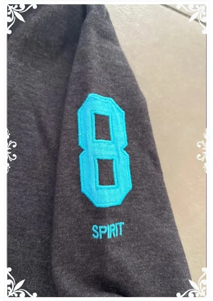 Gilet à capuche "Ski Vintage" Fille 8 ans  Spirit - photo numéro 4