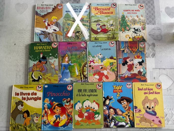 12 livres Disney