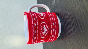 Mug avec chaussette hiver