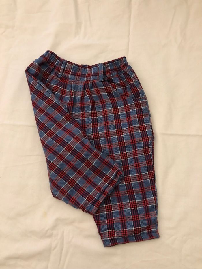 Pantalon écossais à doublure - photo numéro 7