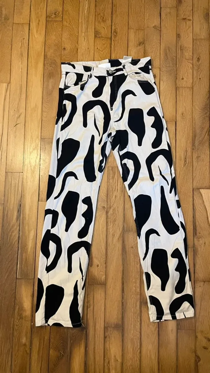 Jean large motif Monki