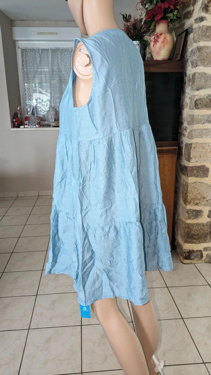 Robe 👗 plissée sans manche taille S/38 jamais porté - photo numéro 9