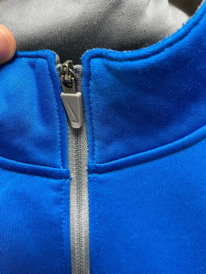 Nike Golf Tour Performance Therma-Fit Blue Pullover 1/4 Zip Athletic Jacket Mens Size XXL - photo numéro 3