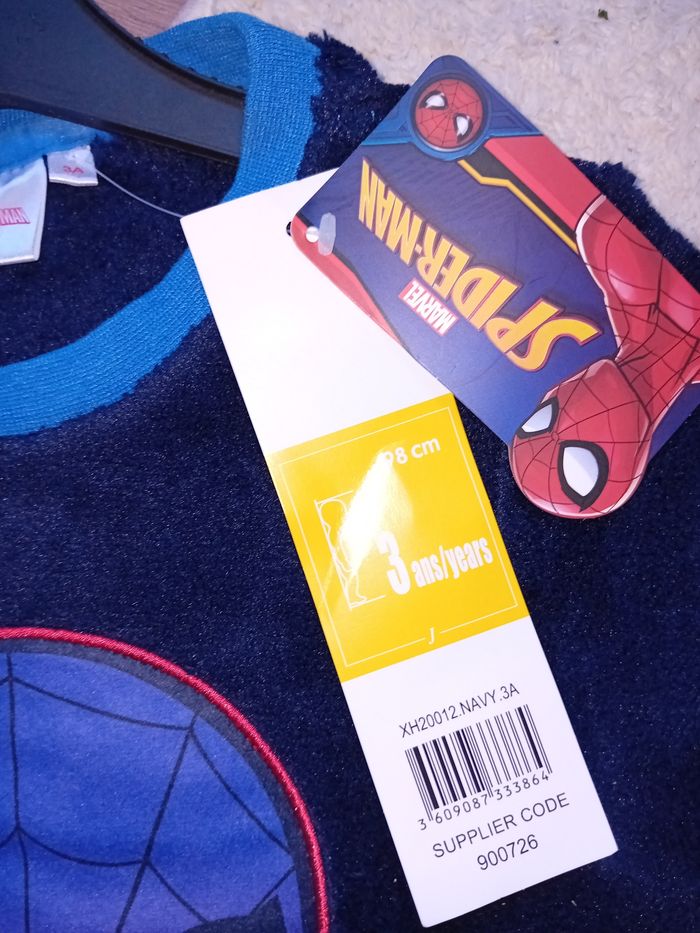 Pyjama marvel spiderman - photo numéro 4