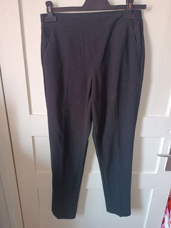 Pantalon temps des cerises noir paillette