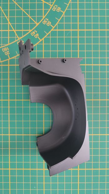 Pièce 24B du fascicule n°24 numéro 24 pièce détachée Ecto 1 Ghostbusters 1/8 1/8e 1/8ème Eaglemoss #