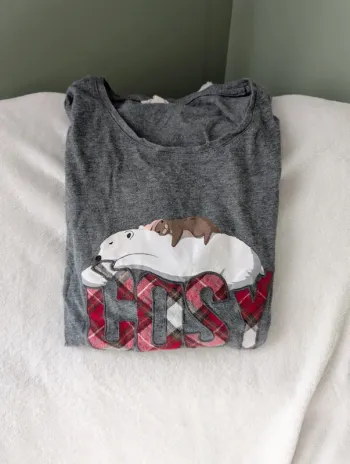 Tee shirt manche longue pyjama etam