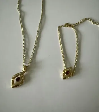 Parure collier et bracelet vintage