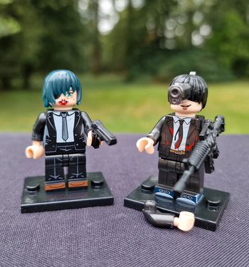Minifigure Manga Chainsaw Man Himeno et Gun devil n1.2