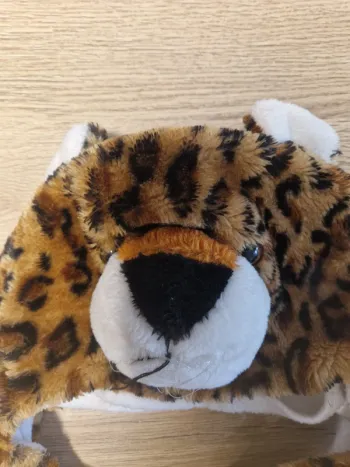 Bonnet tigre enfant avec cache oreilles