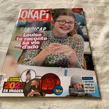 Okapi Handicap Louise te raconte sa vie d’ado