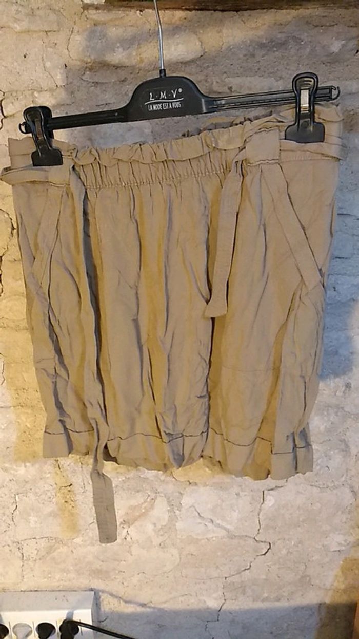 Jupe taupe