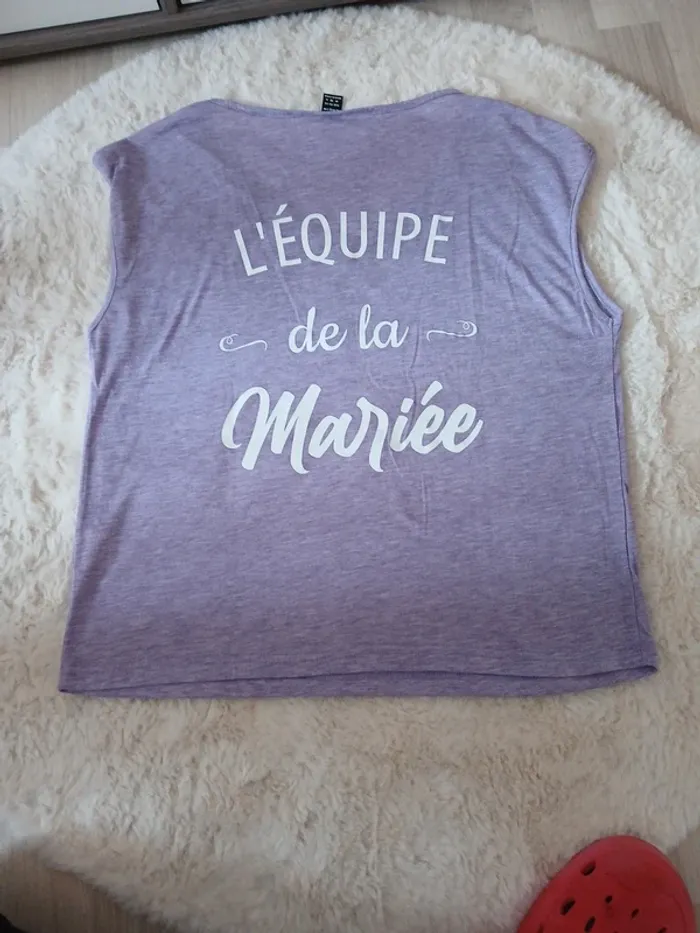 débardeur M team mariée - photo numéro 3