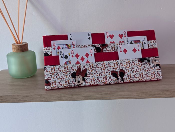 Porte-cartes enfant modèle Minnie rouge - photo numéro 4
